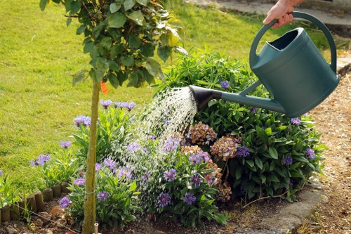 Professional gardeners working in Hanwell
